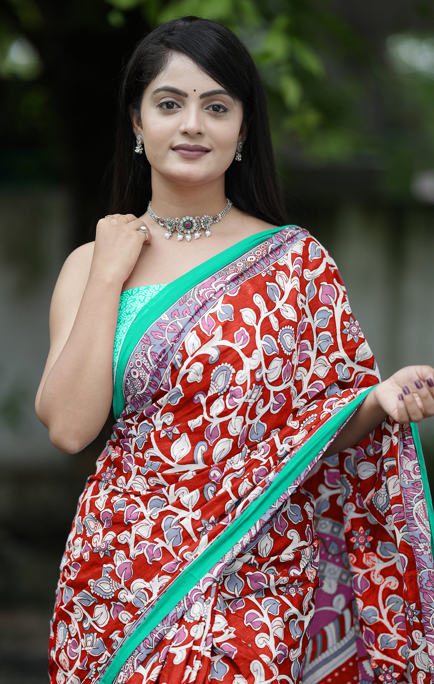 PURE SOFT MUL COTTON SARI WITH BLOUSE PIECE