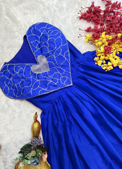 NEW LAUNCHING HEART GOWN WITH EXCLUSIVE REAL OWN MODLING