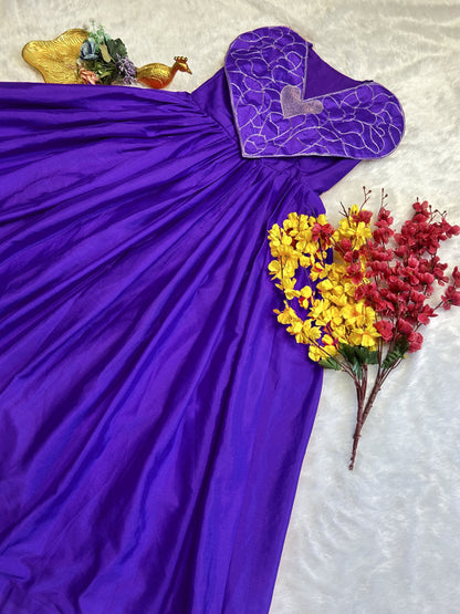 NEW LAUNCHING HEART GOWN WITH EXCLUSIVE REAL OWN MODLING